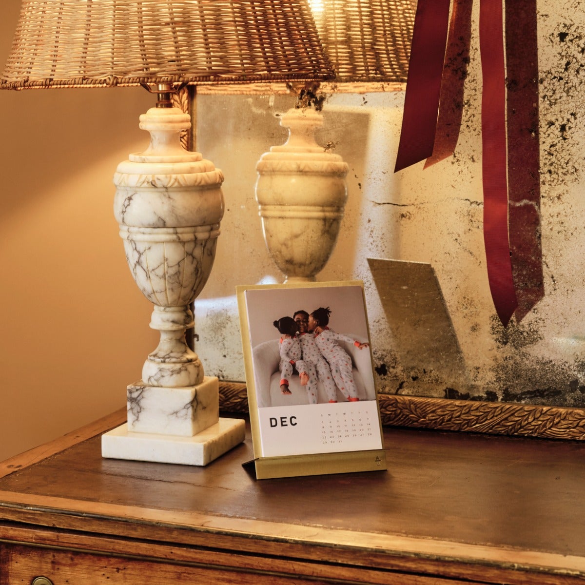 Brass Easel & Calendar