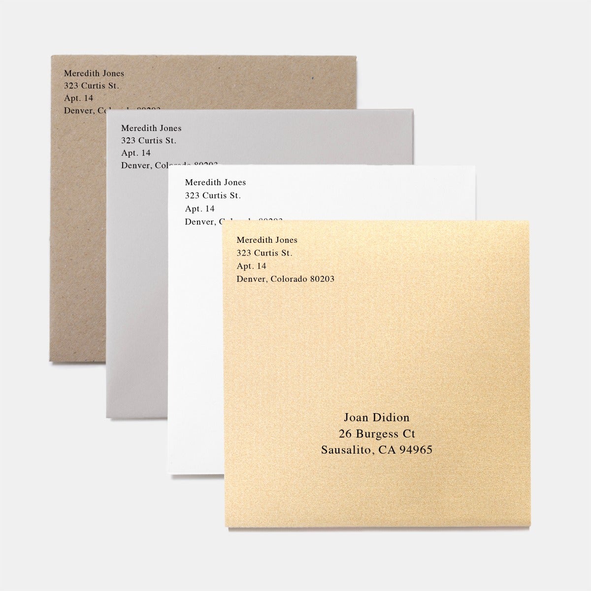 Simple Square Holiday Card