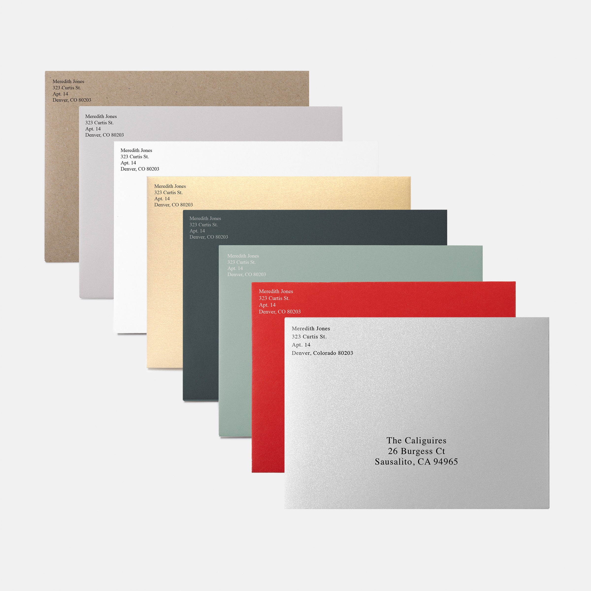 Modern Frame Holiday Card