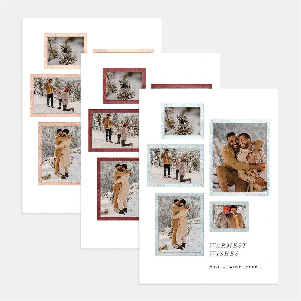 Gallery Style Holiday Card