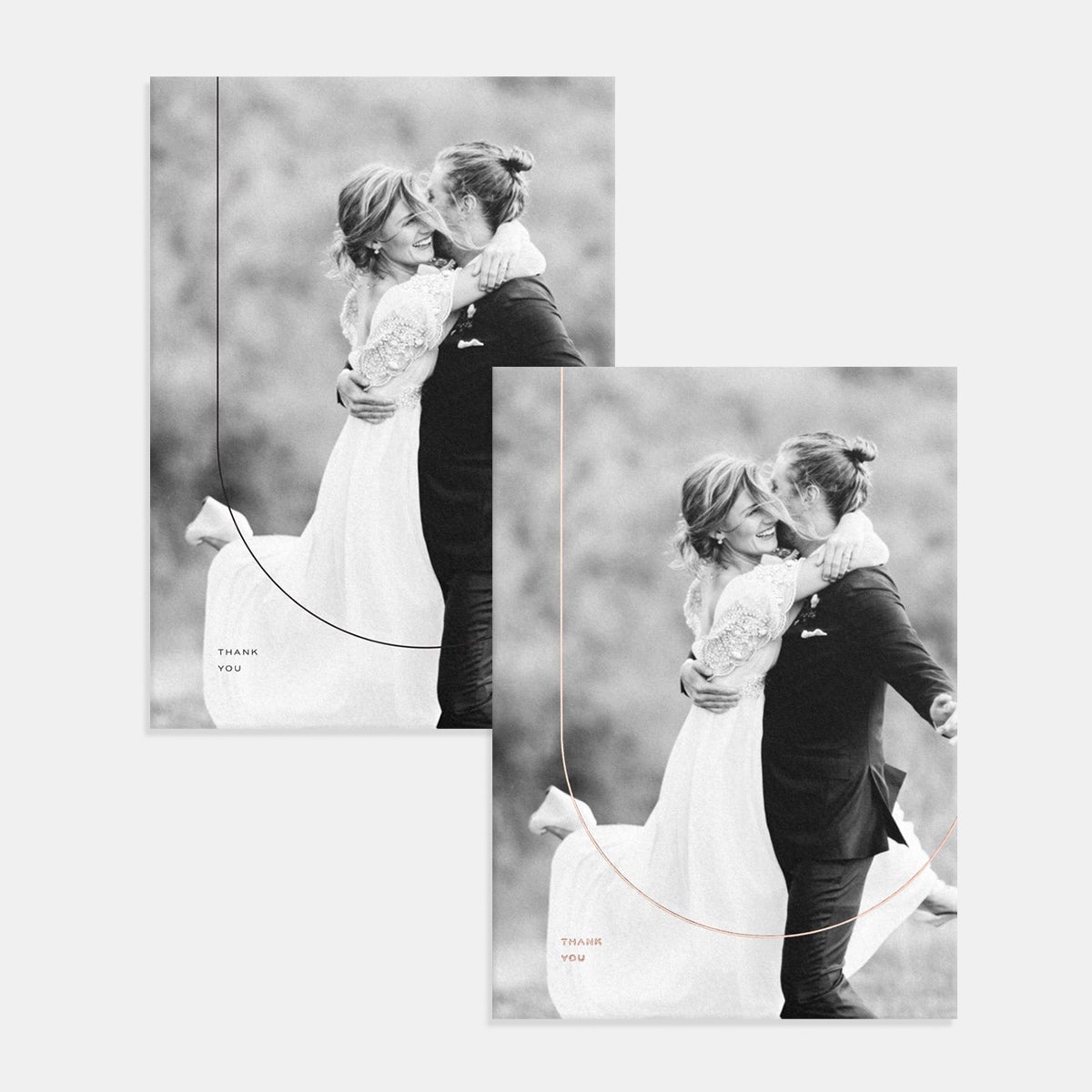 Geometric Thank You Card