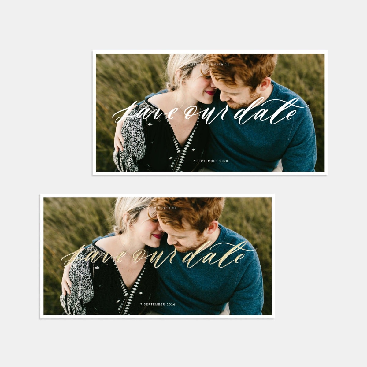 Hand-Lettering Save the Date