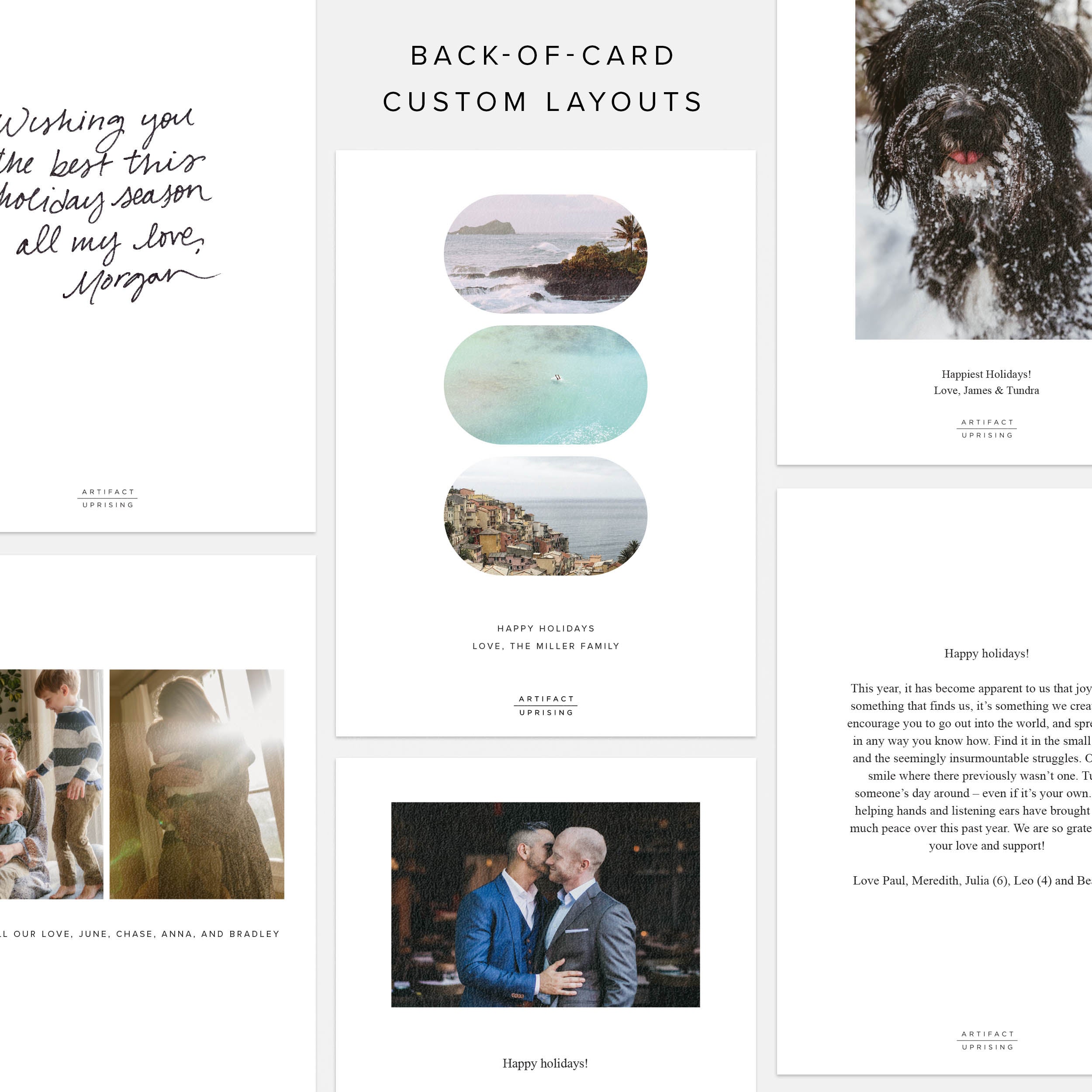 Handwritten Capsule Holiday Card