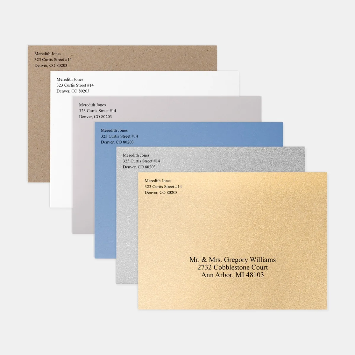 Snowfall Business Holiday Card