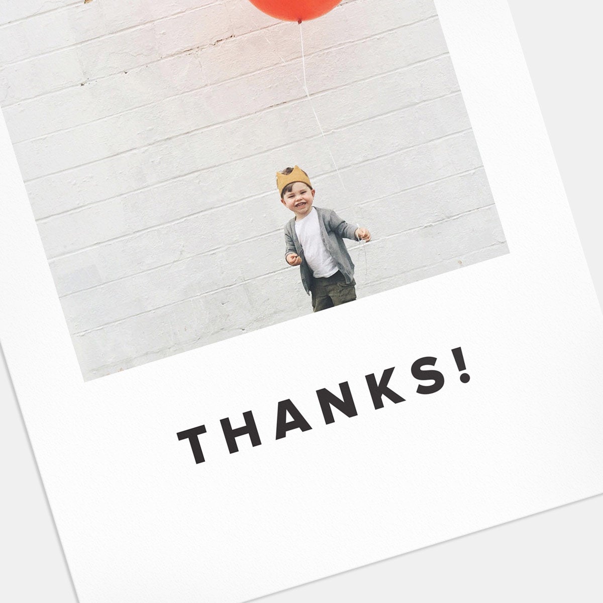 Bold Thank You Card