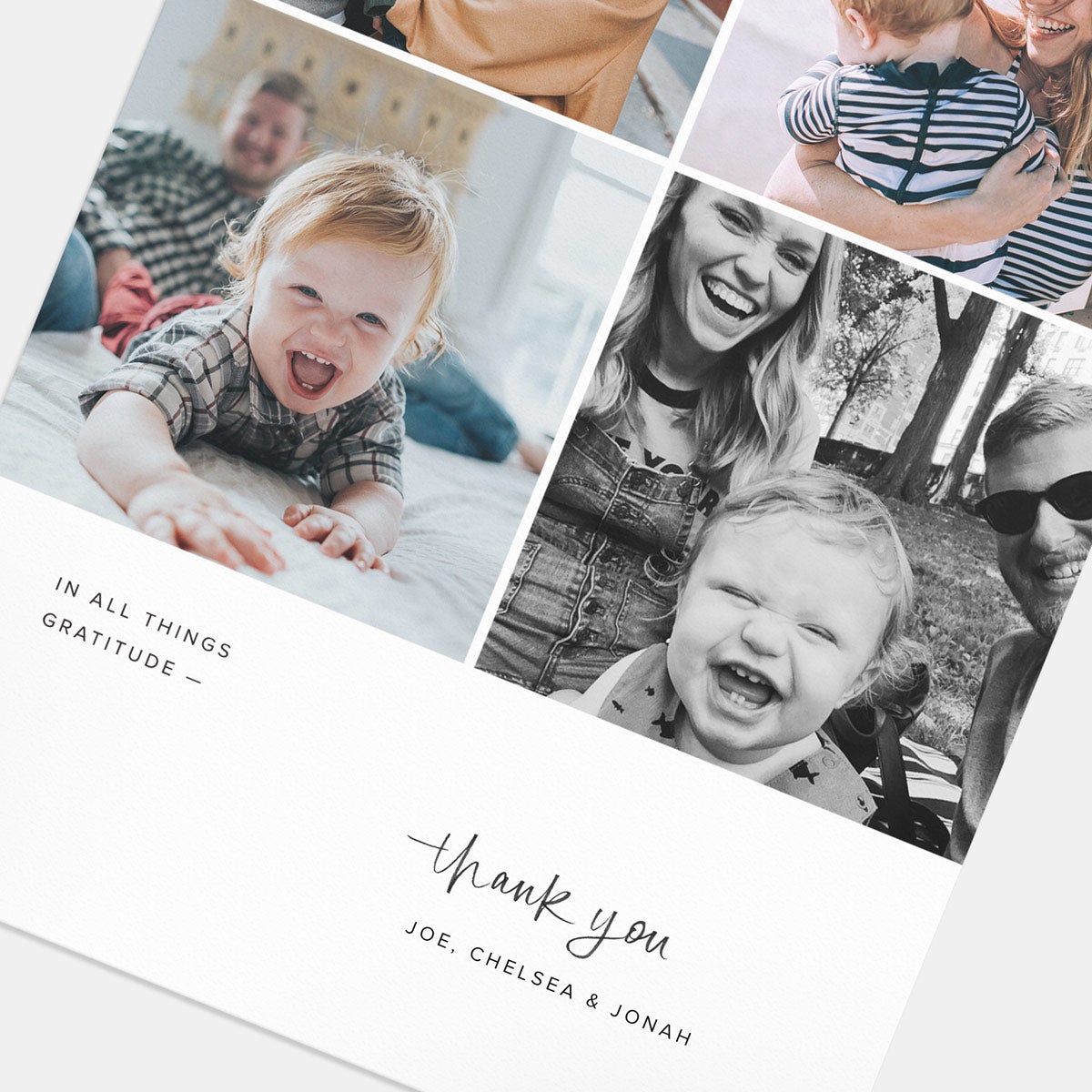 Multi-Image Thank You Card