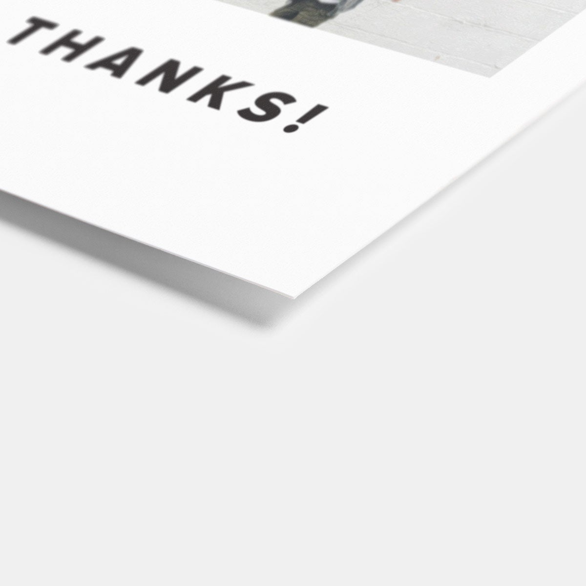 Bold Thank You Card