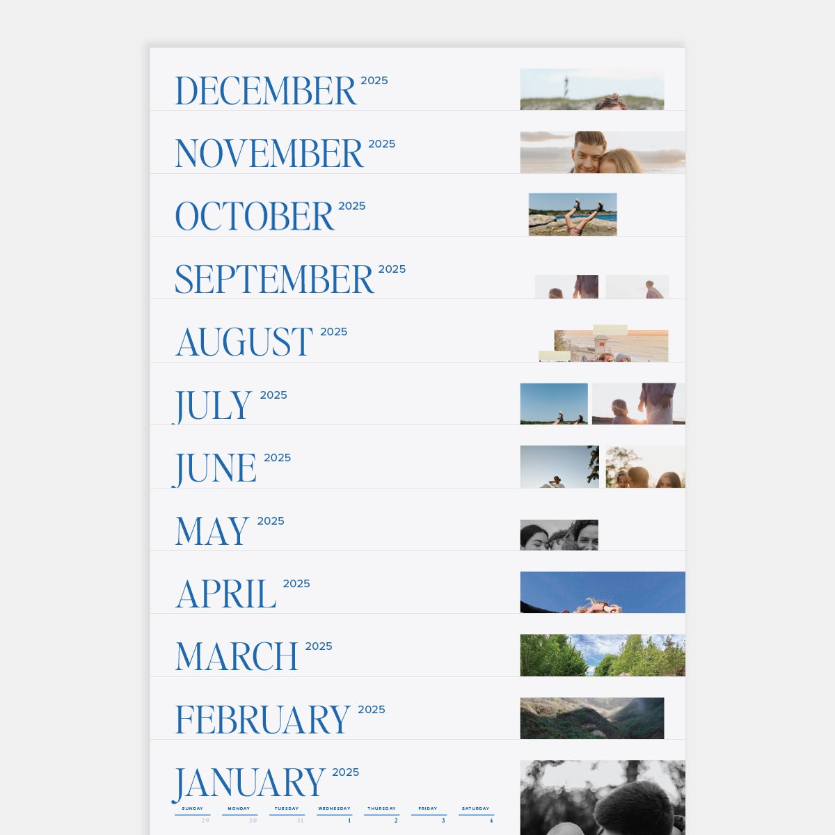 Modern Wall Calendar