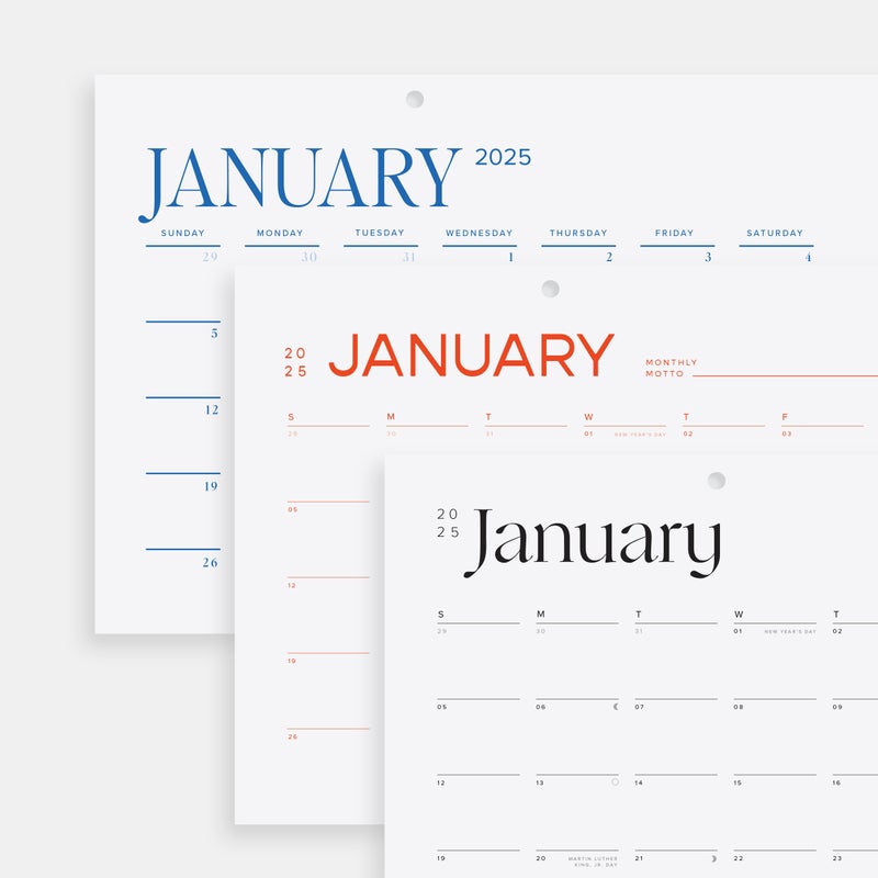 Modern Wall Calendar