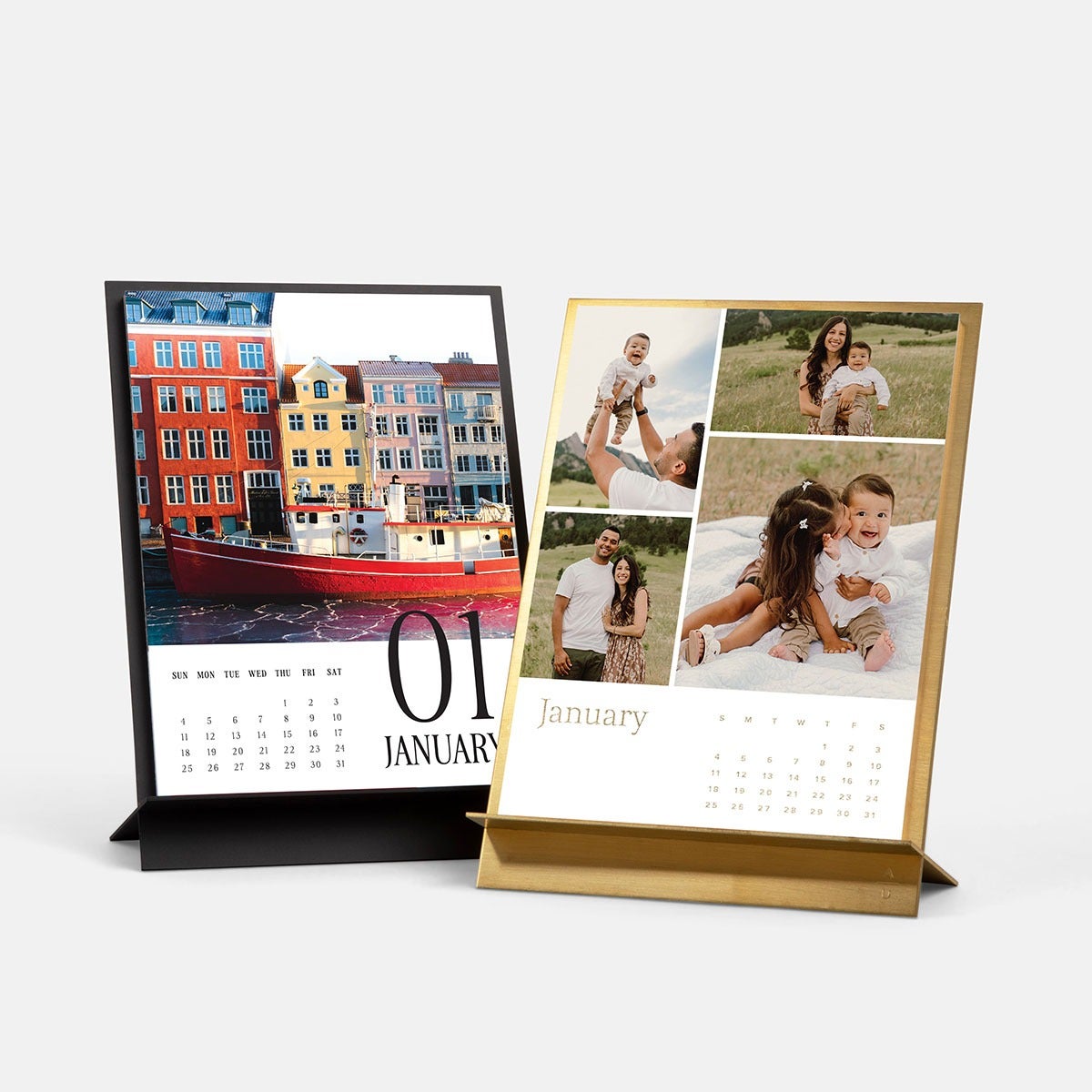 Brass Easel & Calendar