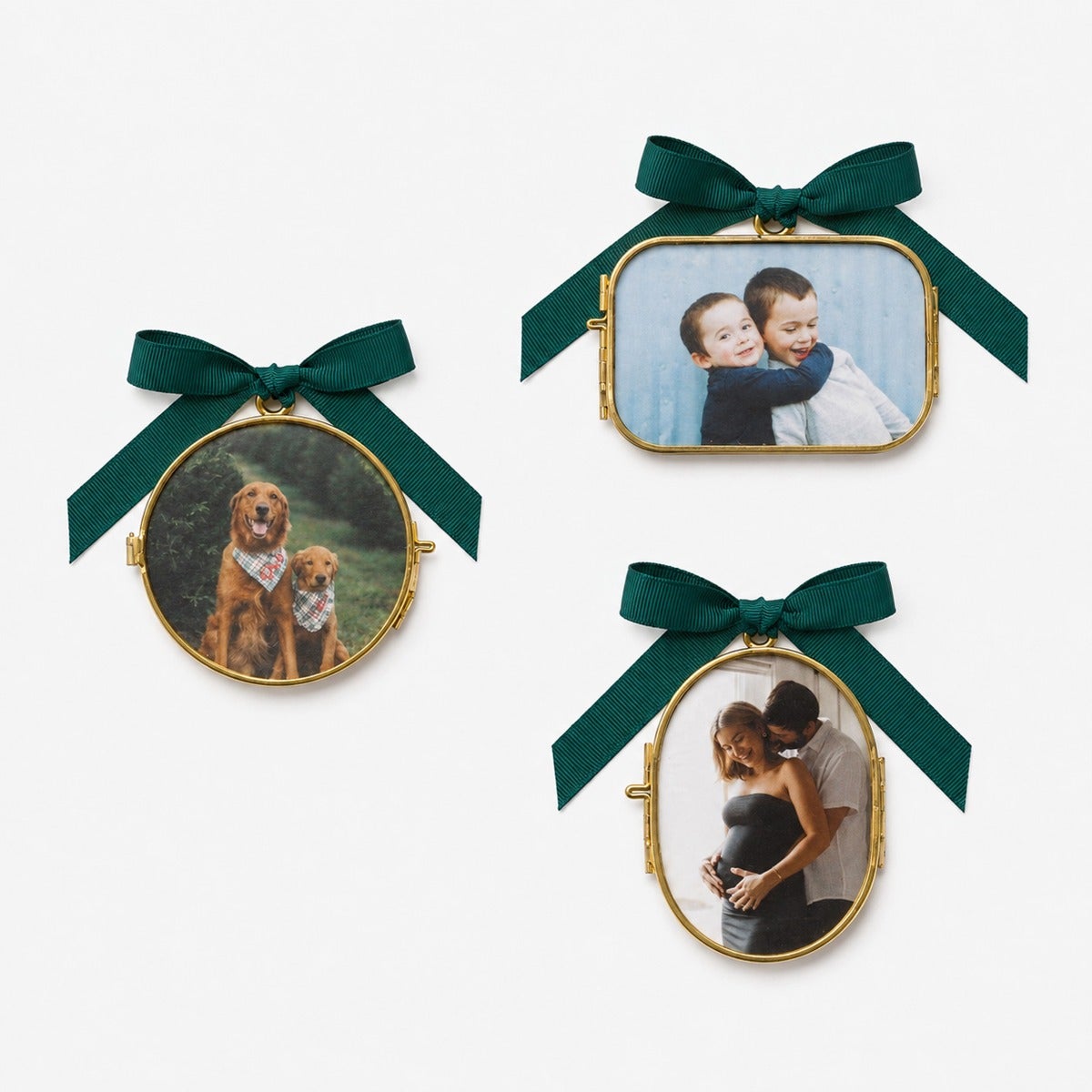 Pressed Glass Photo Ornament by Artifact Uprising | Photo Holders