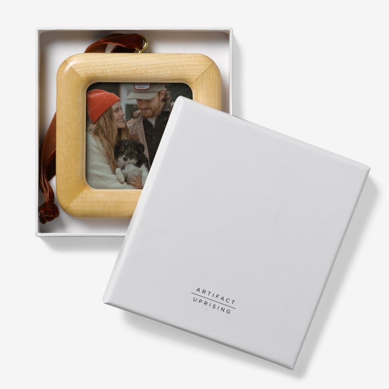 Wood Frame Photo Ornament