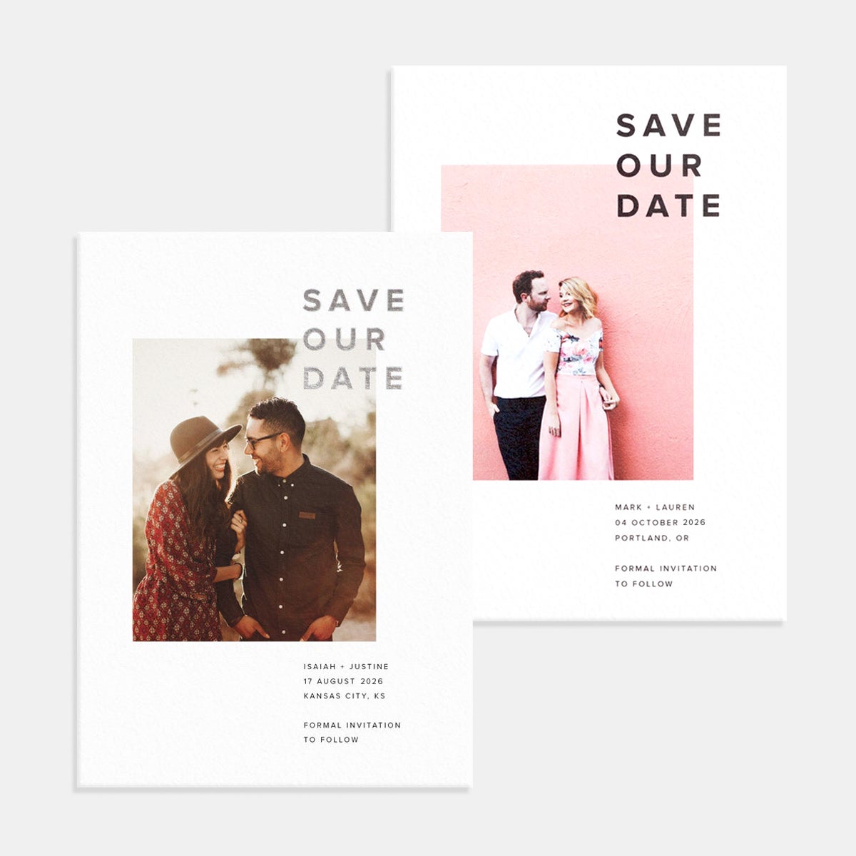 Save Our Date Card