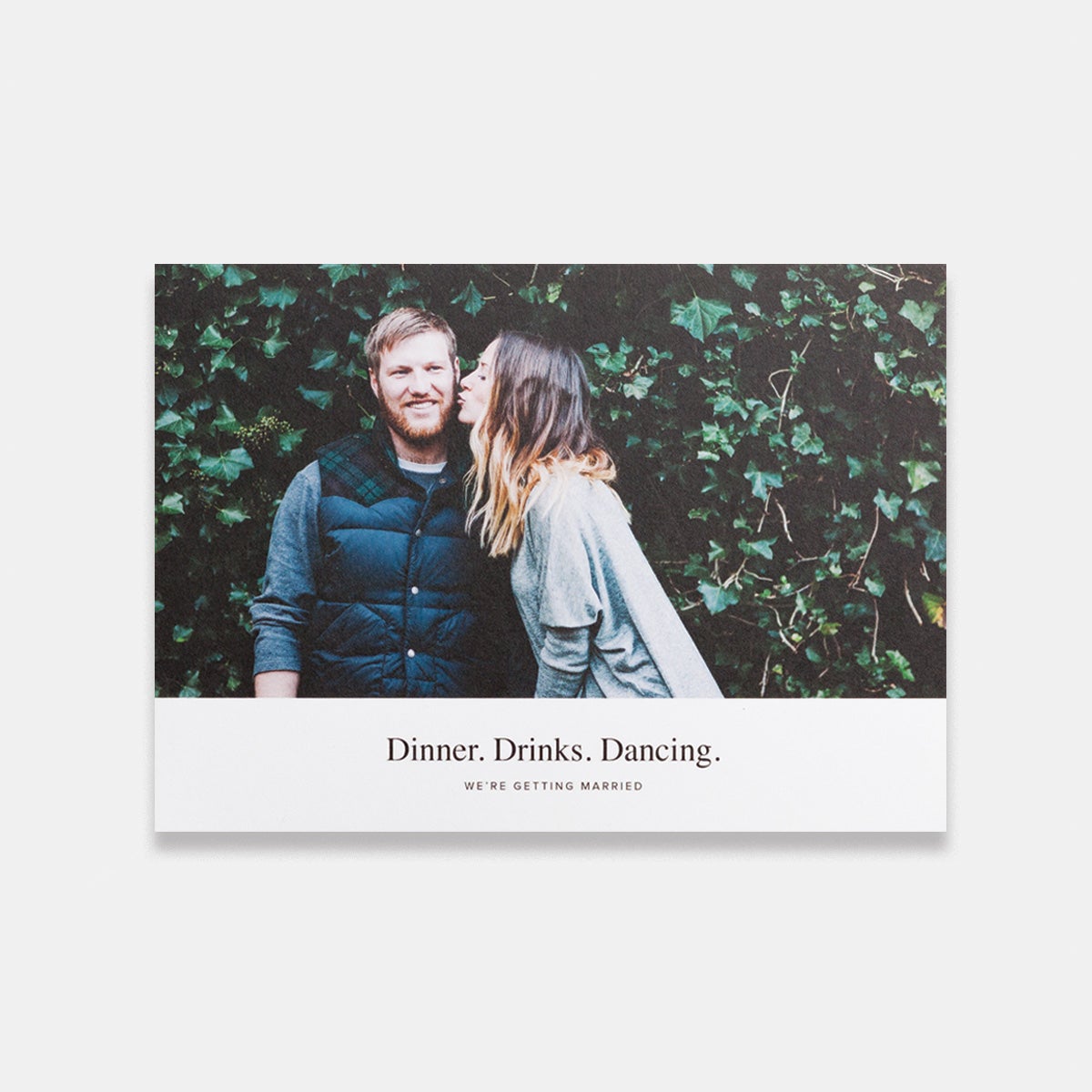 Dinner Drinks Dancing Save The Date by Artifact Uprising | Cards