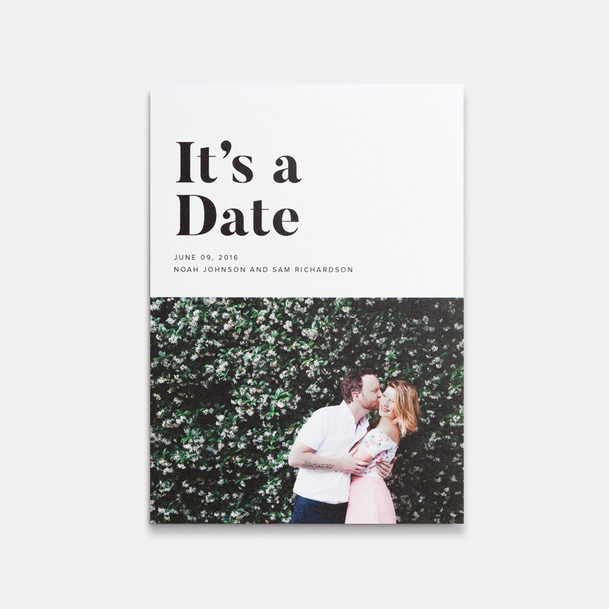 It's A Date Photo Card by Artifact Uprising | Cards
