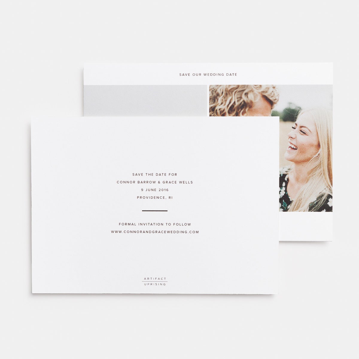 Uliana Silver Save the Date Cards Graphite Grey Save Date Save the Date Templates or Printed Save the Date Calendar Save the Date Cards