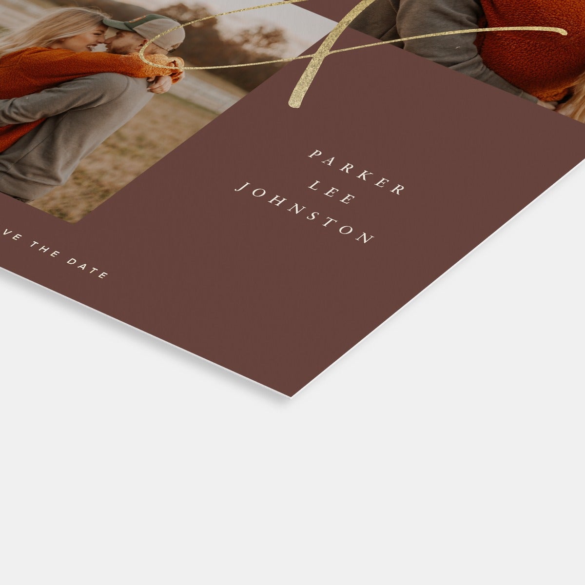 Handwritten Ampersand Save the Date