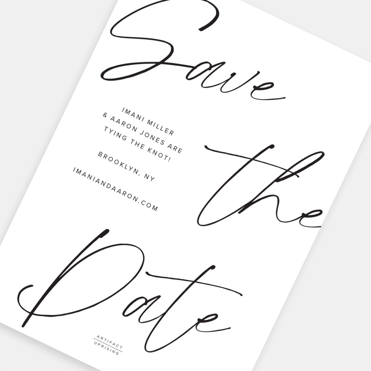 Sweet and Simple Save the Date