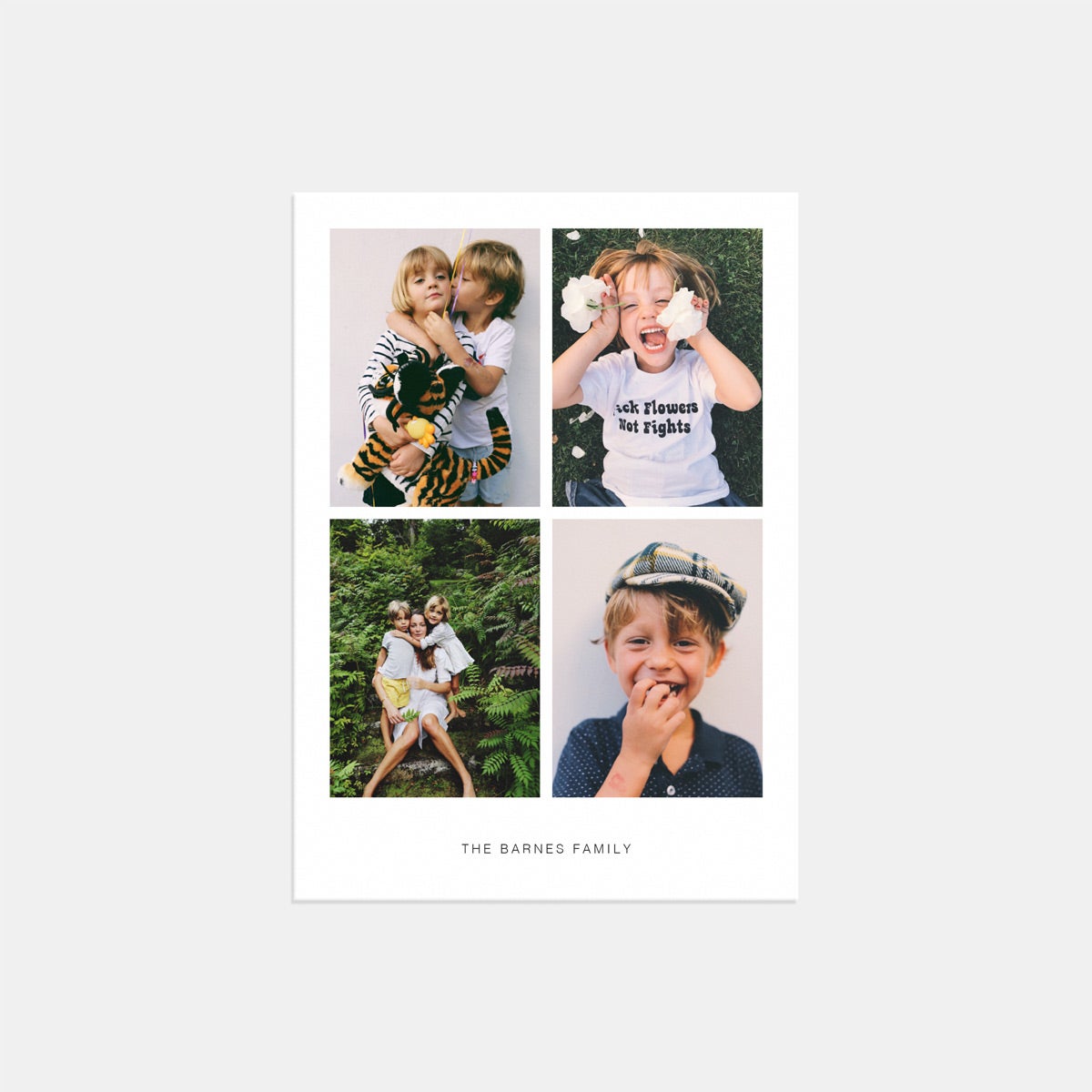 Simple Multi-Image Grid Card