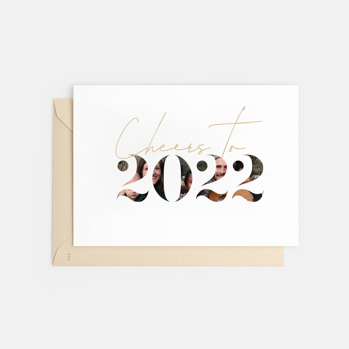2022 Stencil Letters Holiday Card