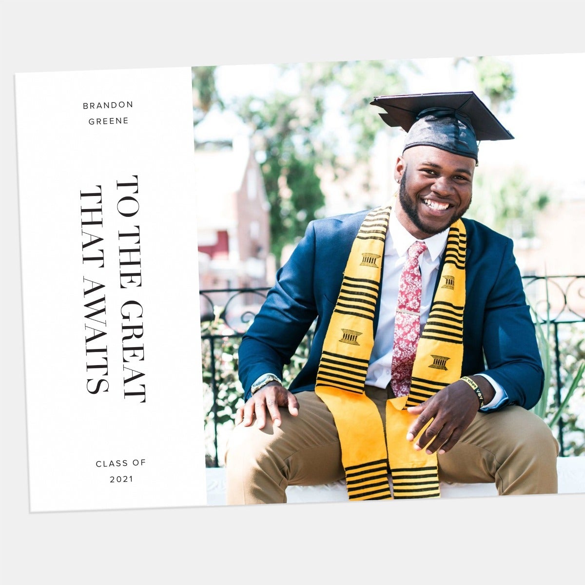 Timeless Graduation Announcement