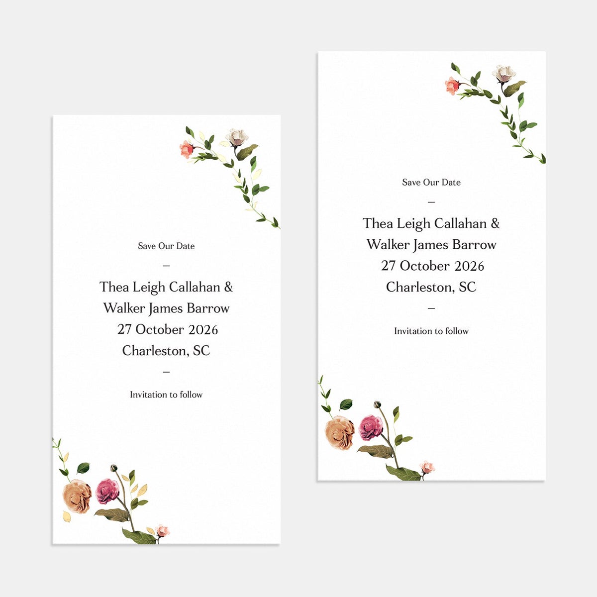 Venamour Botanical Save the Date