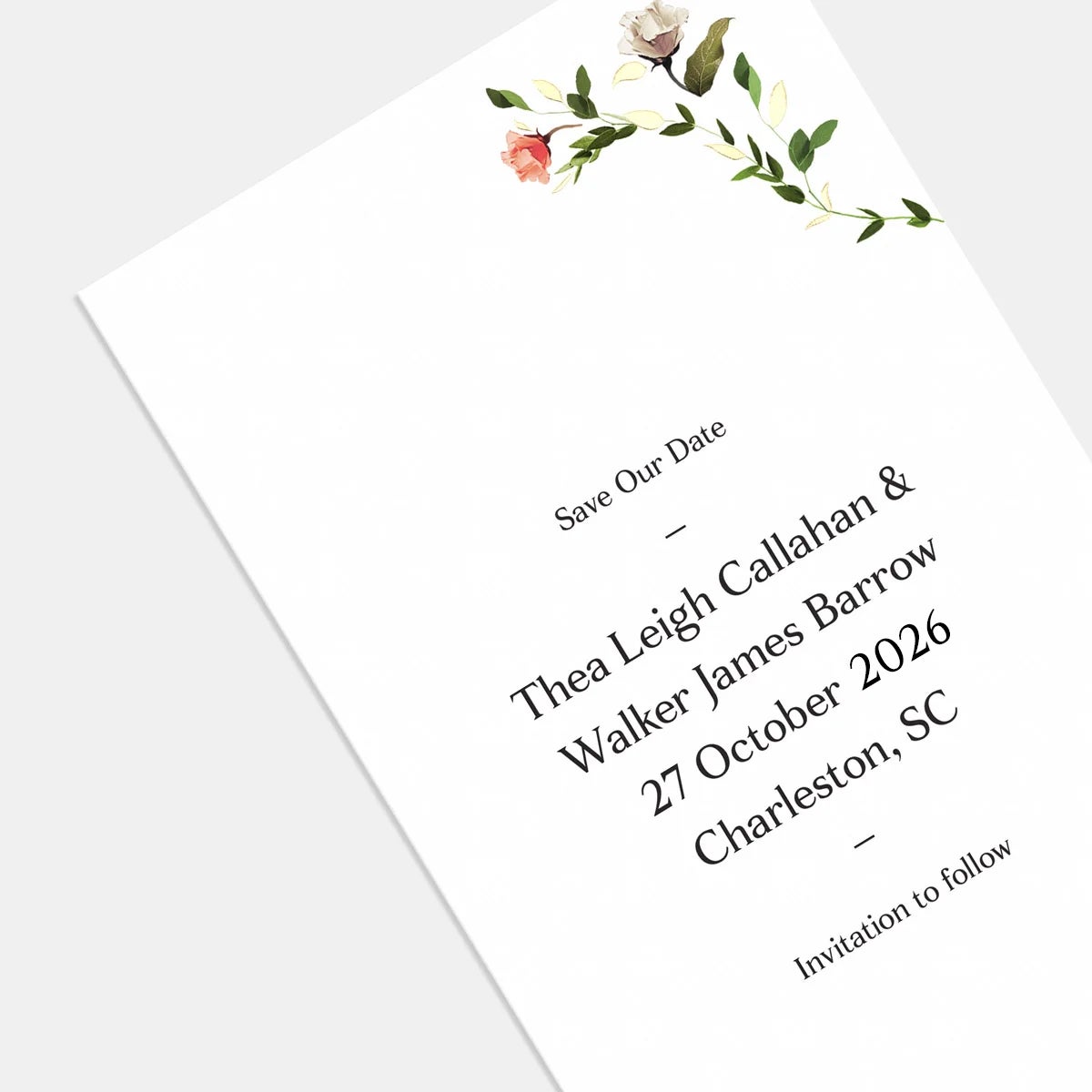 Venamour Botanical Save the Date