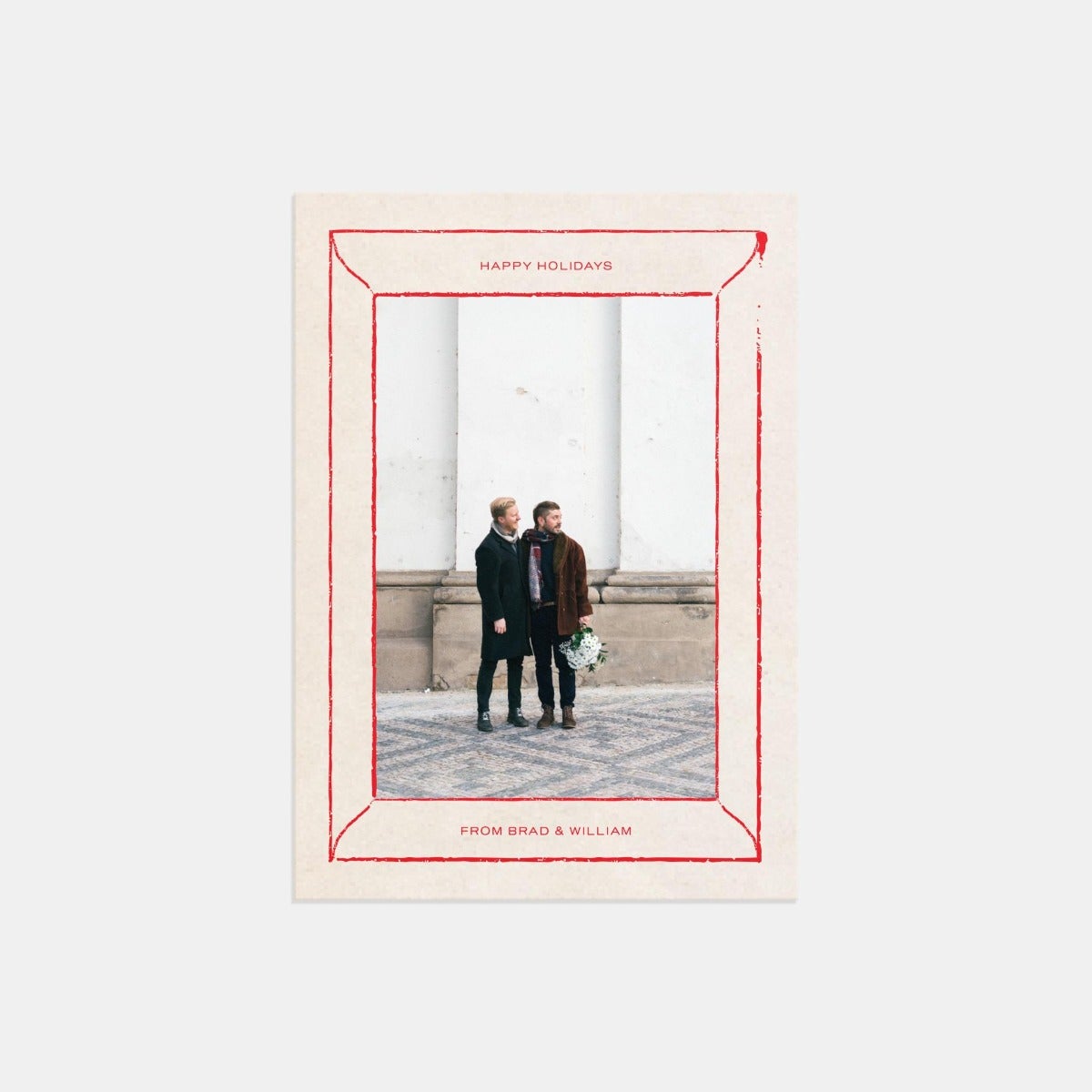 Vintage Frame Holiday Card by Artifact Uprising | Cards