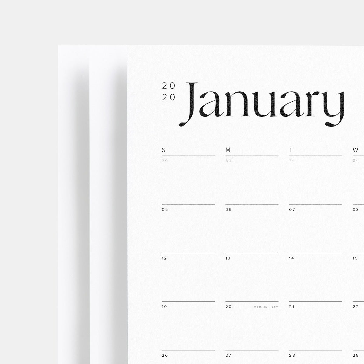Modern Wall Calendar Refill Pack | Artifact Uprising Modern Wall Calendar Refill Pack | Artifact Uprising