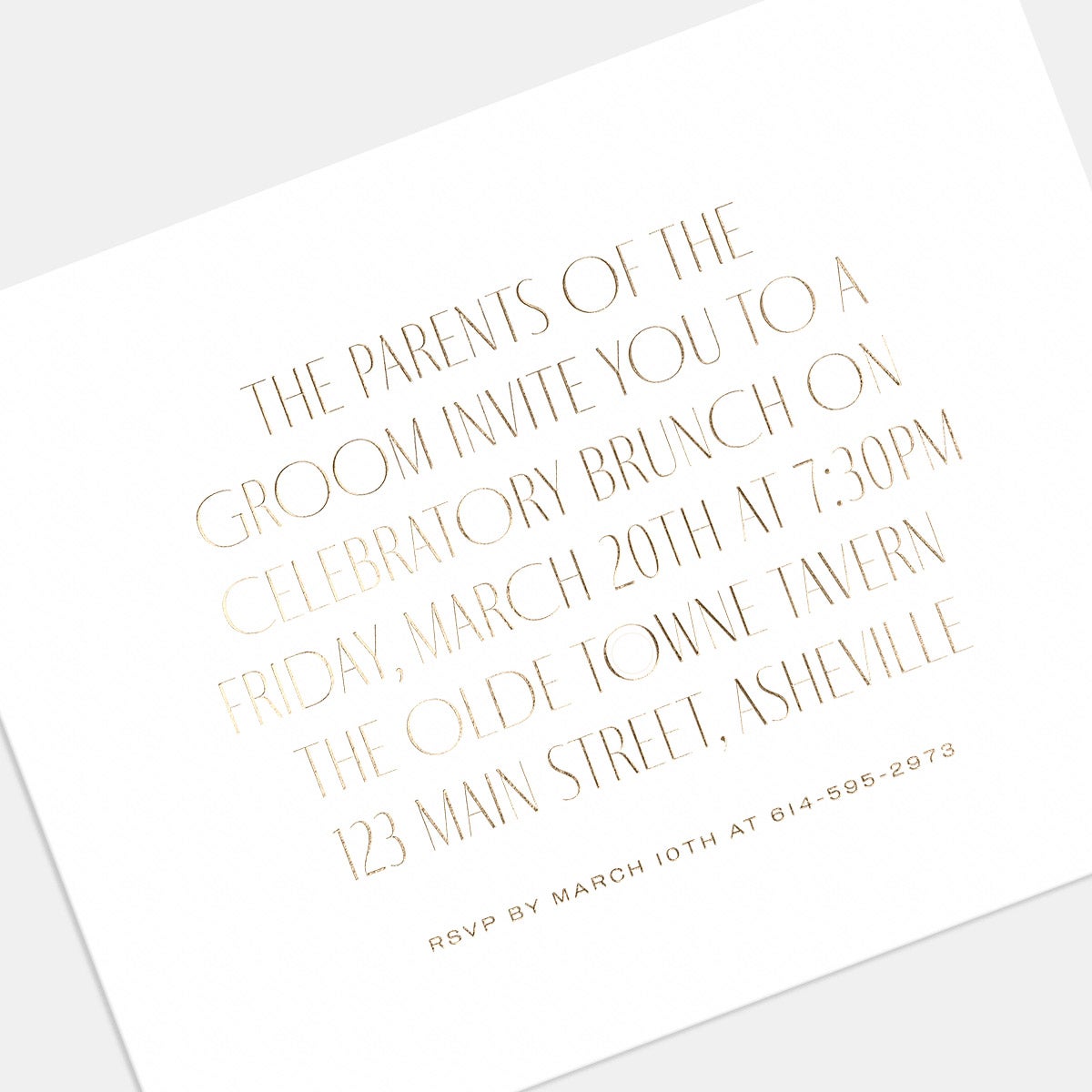 Minimal Letterpress Enclosure Card Artifact Uprising