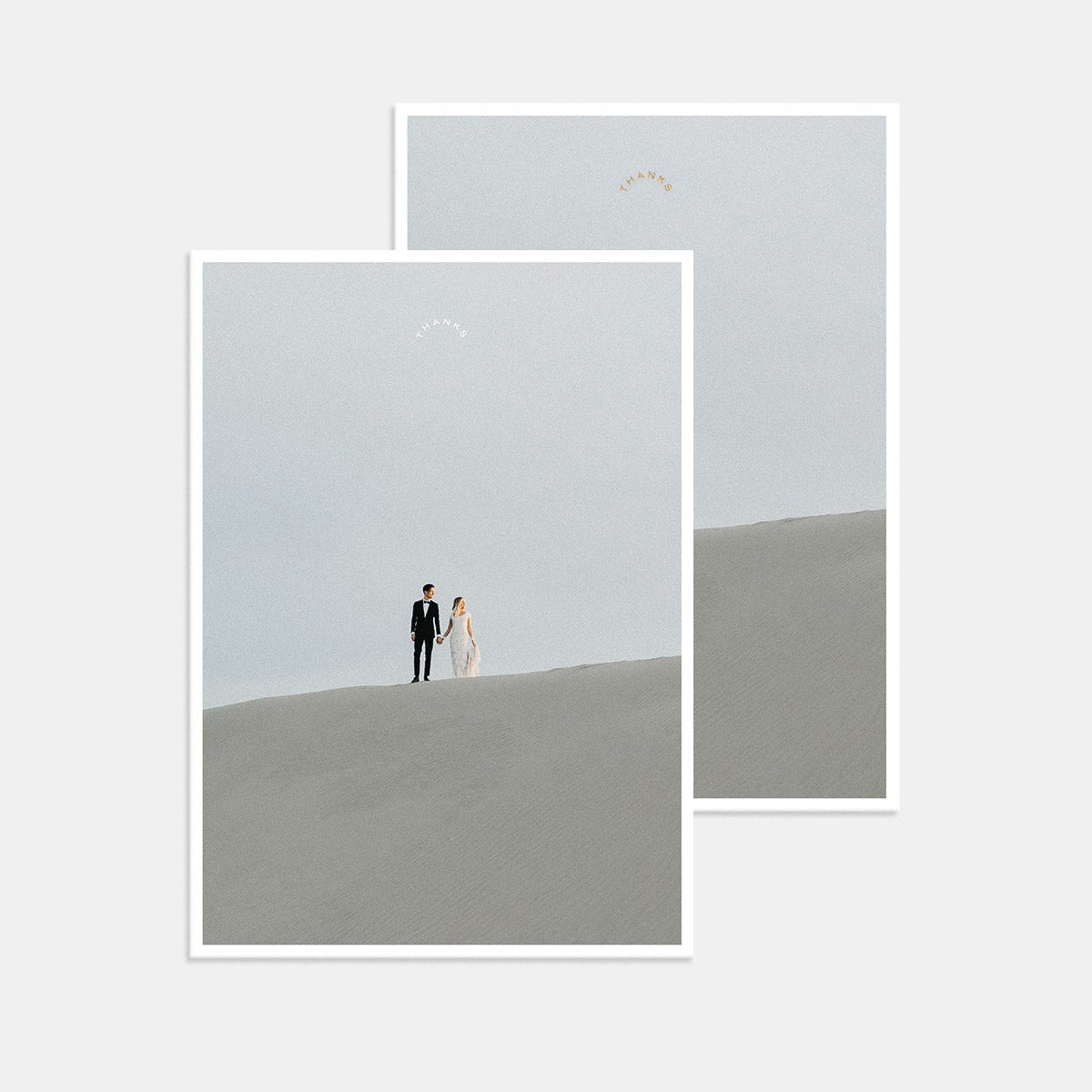 Contemporary Classic Thank You Card