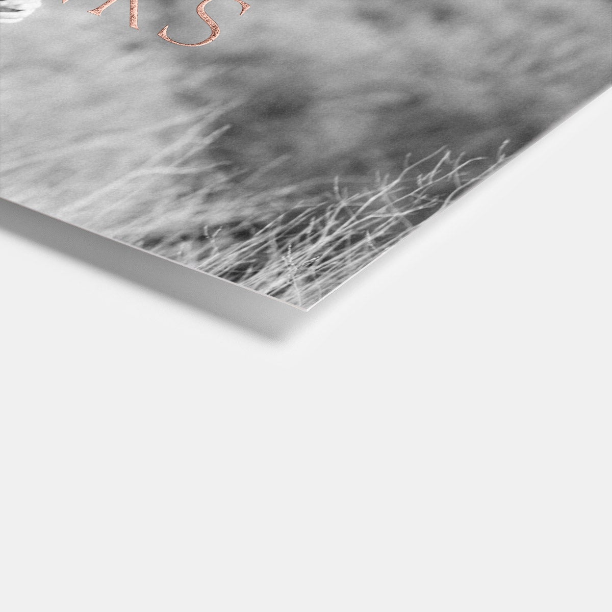 Foil-Stamped Pronounced Thank You Card