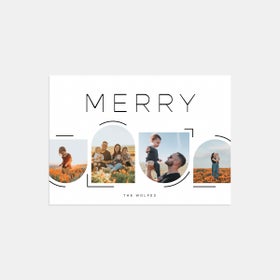 Geometric Holiday Card by Artifact Uprising | Cards
