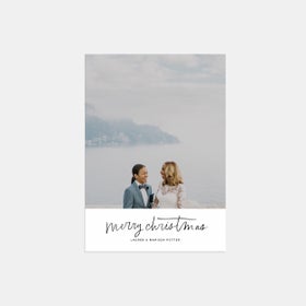 Hand-Lettered Holiday Card by Artifact Uprising | Cards