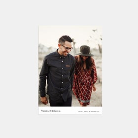 Minimal Greeting Holiday Card by Artifact Uprising | Cards