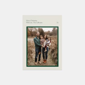 Modern Frame Holiday Card by Artifact Uprising | Cards