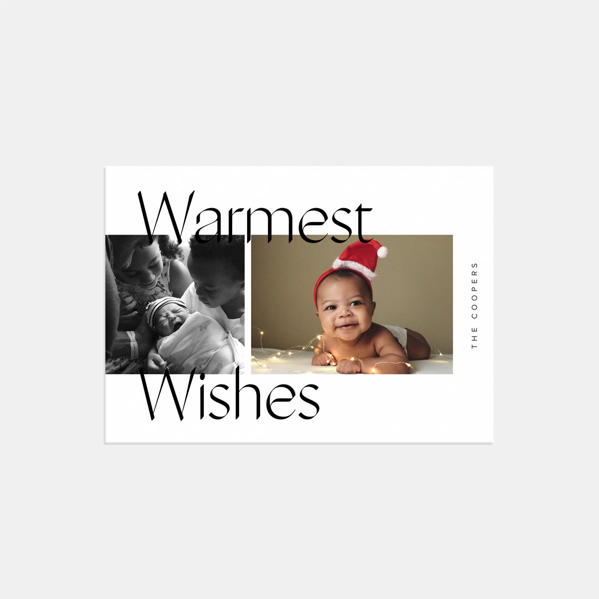 Side-by-Side Holiday Card